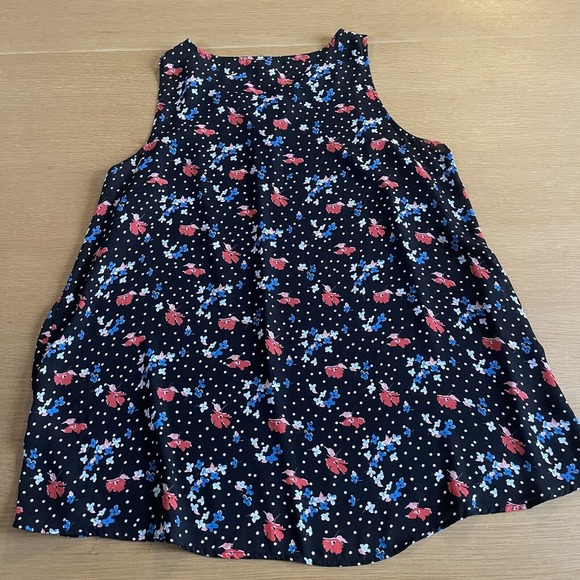 Women's Torrid Floral Lace Up Sleeveless Blouse - Picture 4 of 6